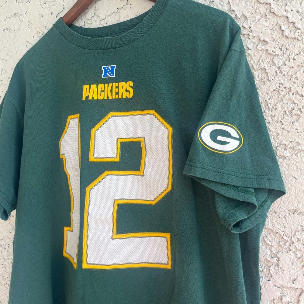 AARON RODGERS GREEN BAY PACKERS T-Shirt Men's Large - Picture 2 of 6